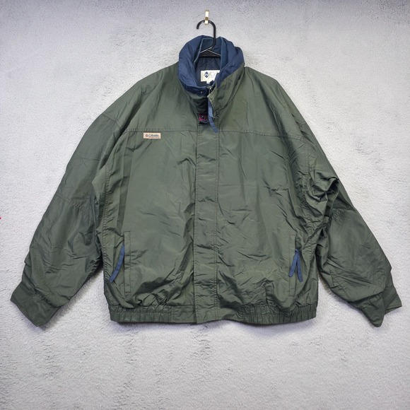 Columbia Bugaboo Jacket Mens XL Green Radial‎ Sleeve Interchange Ski Gorpcore - Picture 1 of 15